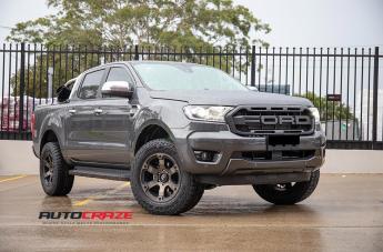 FORD RANGER BEAST BLACK MACHINED WITH DARK TINT